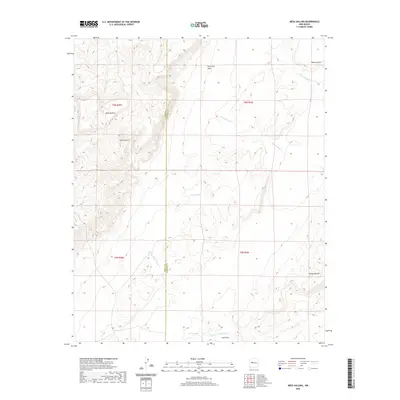 2020 Map of Mesa Gallina, 2020 Print