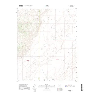 2023 Map of Mesa Gallina, 2023 Print