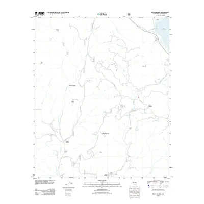 2012 Map of Mesa Grande, 2012 Print