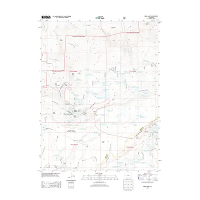 2013 Map of Mesa Lakes, 2013 Print