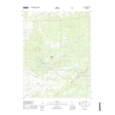 2019 Map of Mesa Lakes, 2019 Print