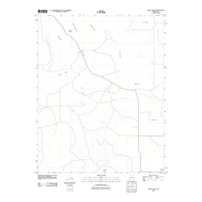 2010 Map of Mesa Larga, 2010 Print