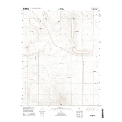 2013 Map of Mesa Larga, 2013 Print