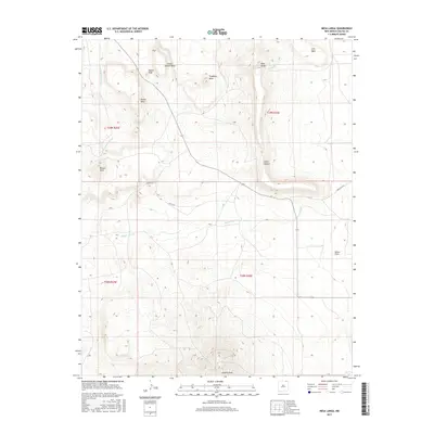 2017 Map of Mesa Larga, 2017 Print