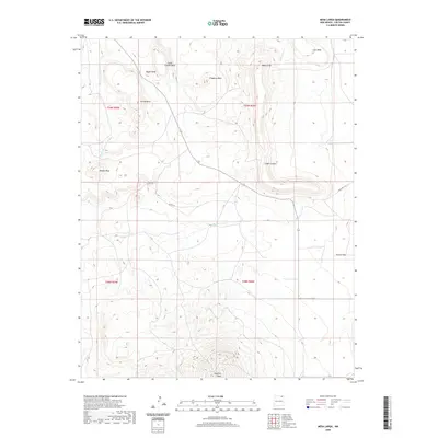2020 Map of Mesa Larga, 2020 Print