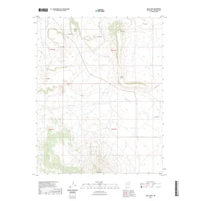 2023 Map of Mesa Larga, 2023 Print