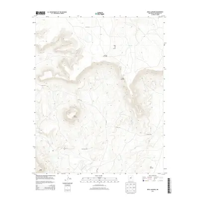 2013 Map of Mesa Lauriano, 2013 Print