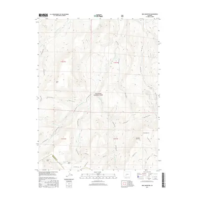2016 Map of Mesa Mountain, 2016 Print