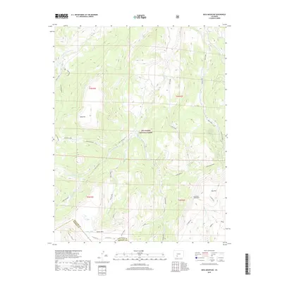 2019 Map of Mesa Mountain, 2019 Print