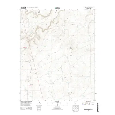 2013 Map of Mesa Palo Amarillo, 2013 Print