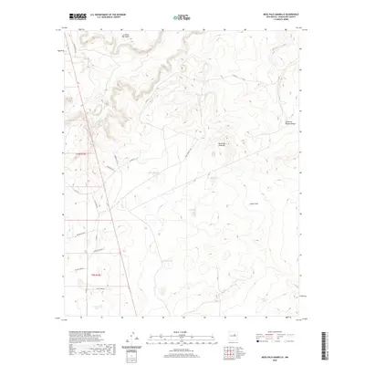 2020 Map of Mesa Palo Amarillo, 2020 Print