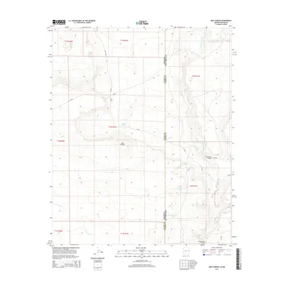 2014 Map of Mesa Parada, 2014 Print