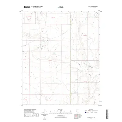 2018 Map of Mesa Parada, 2018 Print