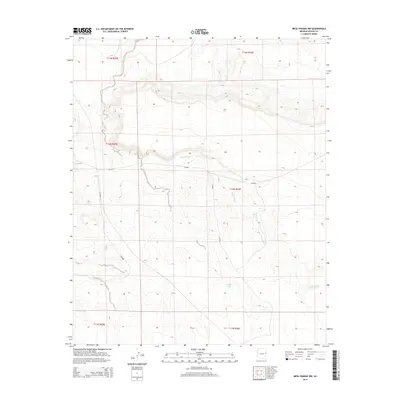 2014 Map of Mesa Parada NW, 2014 Print