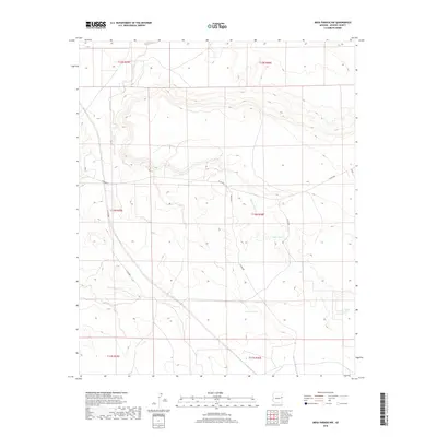 2018 Map of Mesa Parada NW, 2018 Print