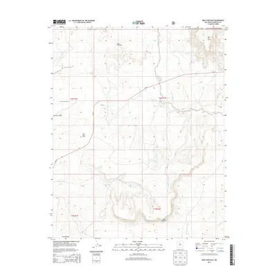 2013 Map of Mesa Portales, 2013 Print