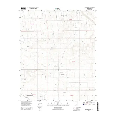 2014 Map of Mesa Redonda NW, 2014 Print