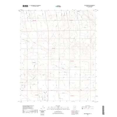 2018 Map of Mesa Redonda NW, 2018 Print