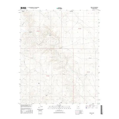 2017 Map of Mesa SW, 2017 Print