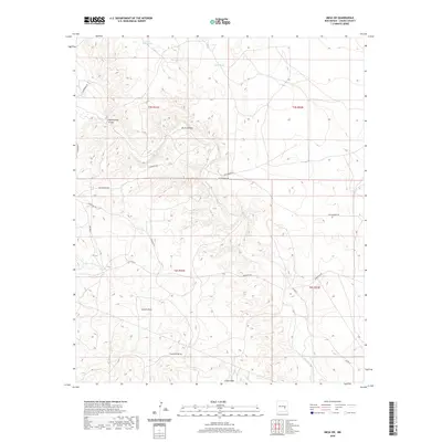 2020 Map of Mesa SW, 2020 Print