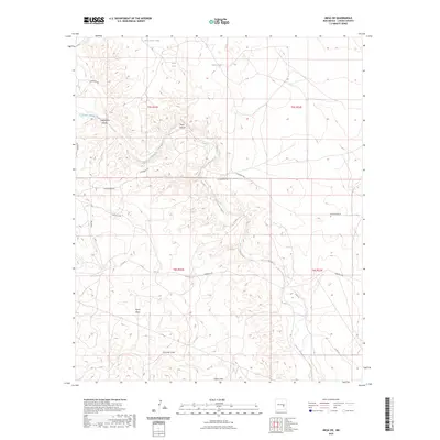 2023 Map of Mesa SW, 2023 Print