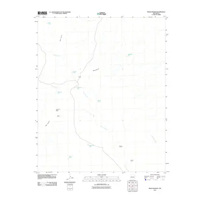 2010 Map of Mesas Mojinas, 2010 Print