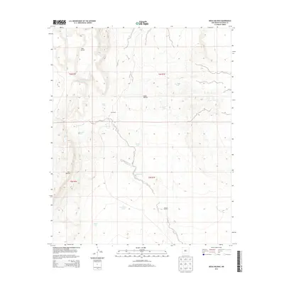 2013 Map of Mesas Mojinas, 2013 Print