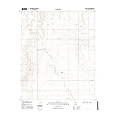 2017 Map of Mesas Mojinas, 2017 Print