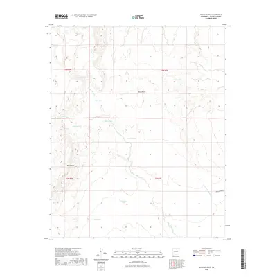 2020 Map of Mesas Mojinas, 2020 Print
