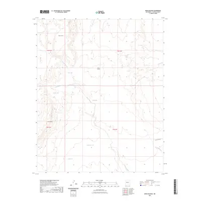 2023 Map of Mesas Mojinas, 2023 Print