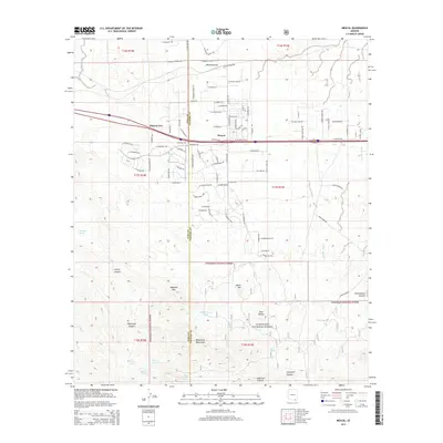 2014 Map of Mescal, 2014 Print