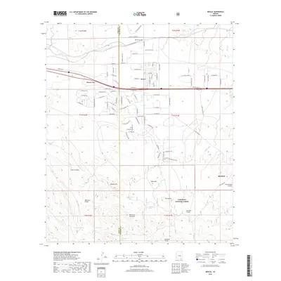 2018 Map of Mescal, 2018 Print