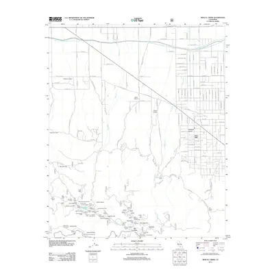 2012 Map of Mescal Creek, 2012 Print