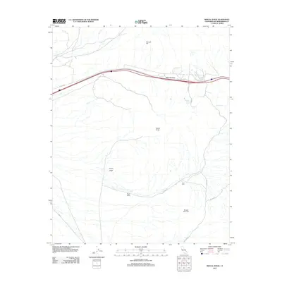 2012 Map of Mescal Range, 2012 Print