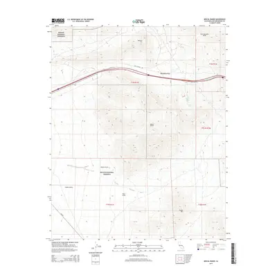 2015 Map of Mescal Range, 2015 Print