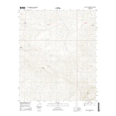2014 Map of Mescal Warm Spring, 2014 Print