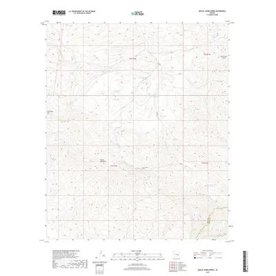 2018 Map of Mescal Warm Spring, 2018 Print
