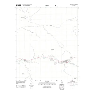 2011 Map of Mescalero, 2011 Print
