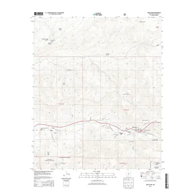 2013 Map of Mescalero, 2013 Print