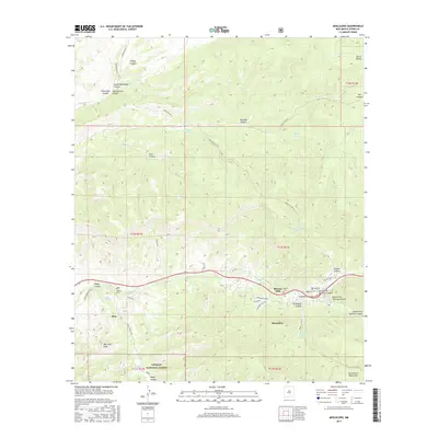 2017 Map of Mescalero, 2017 Print