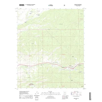 2020 Map of Mescalero, 2020 Print