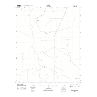 2010 Map of Mescalero Point, 2010 Print