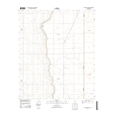 2013 Map of Mescalero Point, 2013 Print