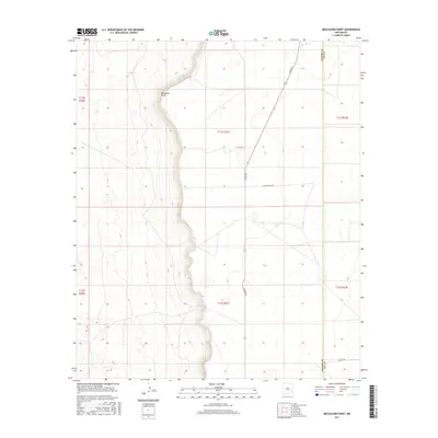 2017 Map of Mescalero Point, 2017 Print