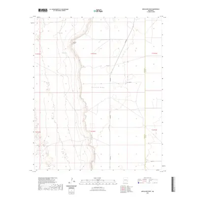 2023 Map of Mescalero Point, 2023 Print