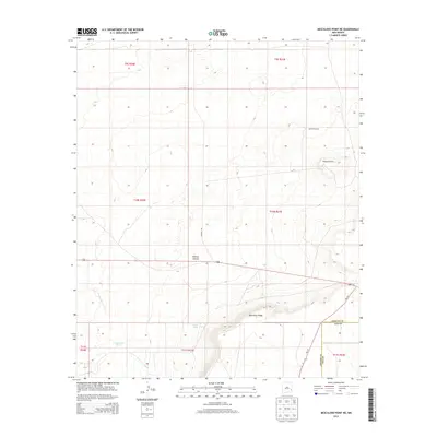 2013 Map of Mescalero Point NE, 2013 Print