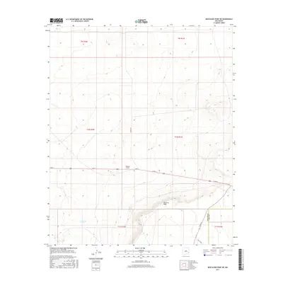 2017 Map of Mescalero Point NE, 2017 Print
