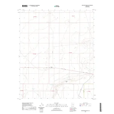 2020 Map of Mescalero Point NE, 2020 Print