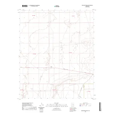 2023 Map of Mescalero Point NE, 2023 Print