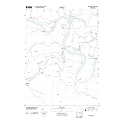 2010 Map of Meshoppen, 2010 Print
